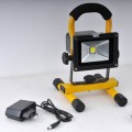 Cordless portable hand-carry rechargeable 10W IP65 waterproof outdoor LED Flood light, emergency light with battery